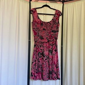 Pink floral Maggie London size 12 dress